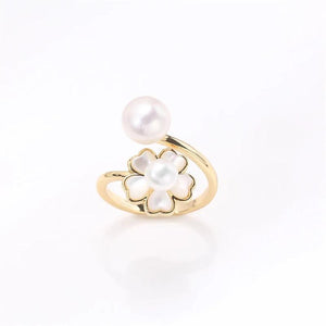 14k Flower Shell Pearl DIY Accessories Fit5-8mm