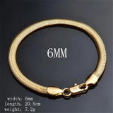 Ethiopian Bracelet Dubai Bangle 18K Jewelry 20.5CM for Women