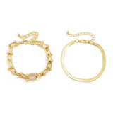 Street Style Punk Hip Hop Snake Chain Bracelet