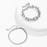 Street Style Punk Hip Hop Snake Chain Bracelet