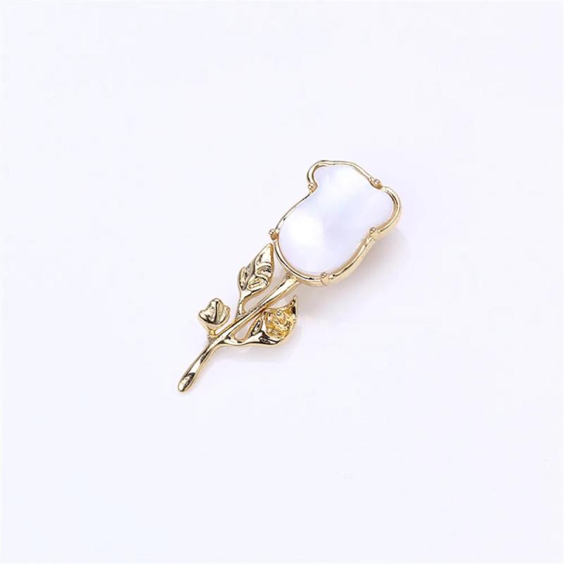 14k Plated Roses & Shells Freshwater Pearls Pendants DIY Accessories