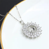 14k Colorful Zirconium Pearl Necklace Pendant DIY Accessorie