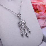 Copper Plated 18K Dream Trap Tassel Pearl Pendant