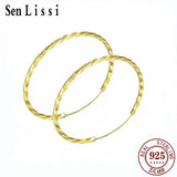 Senlissi Drop Earring 18K Plated 925 Sterling Silver Earrings Jewelry