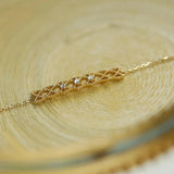 S925 Sterling Silver K Bracelet Court Style Women & Girls
