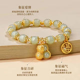 Fashionable K-gold Peanut Bracelet