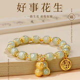Fashionable K-gold Peanut Bracelet