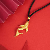 24KT Whale Necklace Pendant Fine Jewelry Wedding Party Birthday Gift