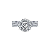 18K Diamond Gemstone Ring for Women Natural Jewelry