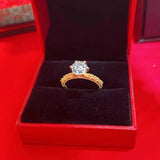 14K Yellow Diamond Adjustable Ring - Fine Jewelry for Women