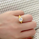 14K Yellow Diamond Adjustable Ring - Fine Jewelry for Women