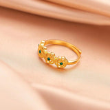 Flourishing Flowers Rings for Women Birthday Wedding Engagement