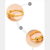 Flourishing Flowers Rings for Women Birthday Wedding Engagement