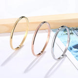 18K Stainless Steel Roman Numerals Bracelet Cuff Bangle