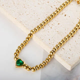 Colorful Crystal Inlaid Steel Bracelet 18K Women Jewelry