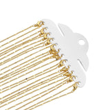 12Pcs 40-60cm K Lobster Claw Clasp Necklace Chains DIY Jewelry Bulk Accessories