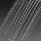 12Pcs 40-60cm K Lobster Claw Clasp Necklace Chains DIY Jewelry Bulk Accessories