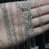12Pcs 40-60cm K Lobster Claw Clasp Necklace Chains DIY Jewelry Bulk Accessories