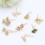 Hypoallergenic Zircon Earrings Accessories for DIY Jewelry Making