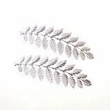 10Pcs Bronze/White/Gold Leaf Filigree Connectors Metal Crafts
