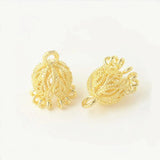 10x13mm 18K Brass Pendant Charms for Jewelry Making
