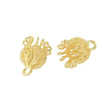 10x13mm 18K Brass Pendant Charms for Jewelry Making