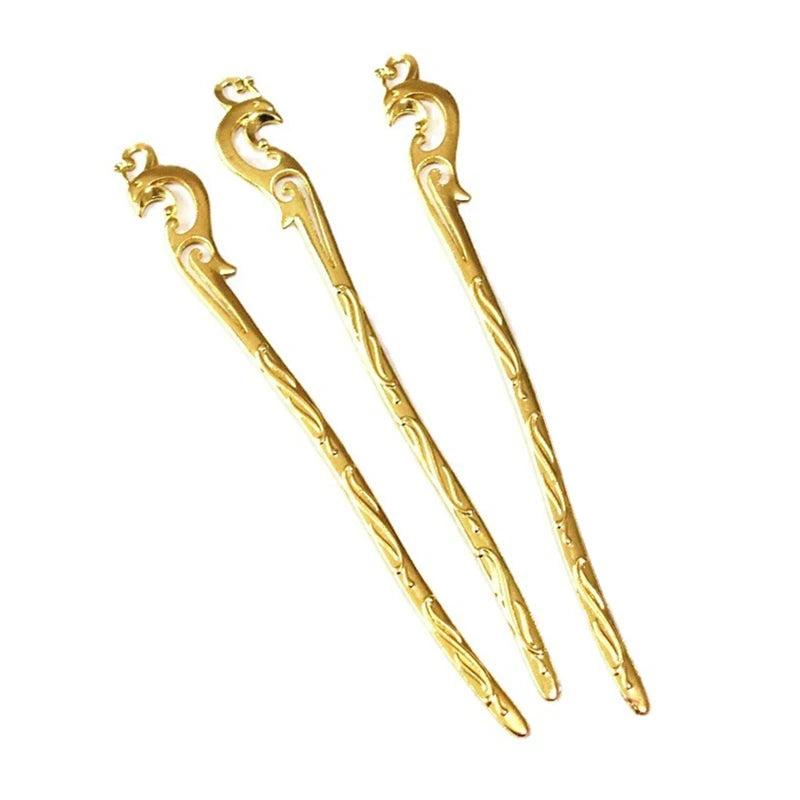 6Pcs 17*160MM K Antique Bronze Bird Head Bookmark Charms