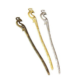 6Pcs 17*160MM K Antique Bronze Bird Head Bookmark Charms