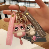 Squirrel Key Chain Anime Figure Pendant Bag Car Key Holder Birthday Gift
