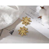 Petal Flower Hairpin DIY Jewelry Accessory *8 Petals K Silver Bronze Holder