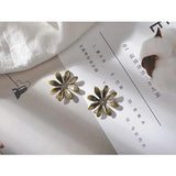 Petal Flower Hairpin DIY Jewelry Accessory *8 Petals K Silver Bronze Holder