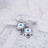 Stainless Steel Round Eye Drop Earrings Gift