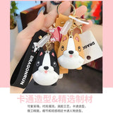 Corgi Key Chain Cute Car Bag Pendant Keychain Gift for Her