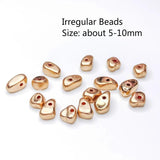 K Plated Chain Irregular Eardrop Earring Accessories Diy Material