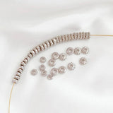 50PCS Copper Plated K Cut Flower Spacer Bead for DIY Jewelry Making