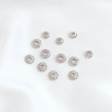50PCS Copper Plated K Cut Flower Spacer Bead for DIY Jewelry Making