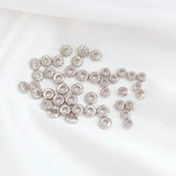 50PCS Copper Plated K Cut Flower Spacer Bead for DIY Jewelry Making