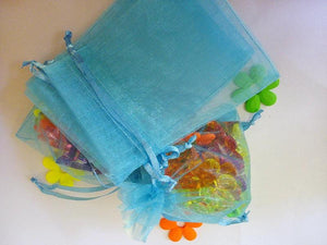 30pcs Organza Bag Lake Drawstring Jewelry Bags Small Pouch