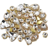 Arrival Mix Size Crystal Stones Cup Chain Rim Sewing Accessories