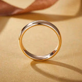 Non-Fading 18K Golden Ring Wedding Band Couple's Gift Jewelry