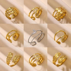 Love Wedding Jewelry Gift Stainless Steel Rings For Women