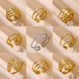 Love Wedding Jewelry Gift Stainless Steel Rings For Women