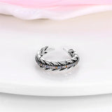 925 Silver Butterfly Open Ring Colorful CZ Wedding Engagement Jewelry
