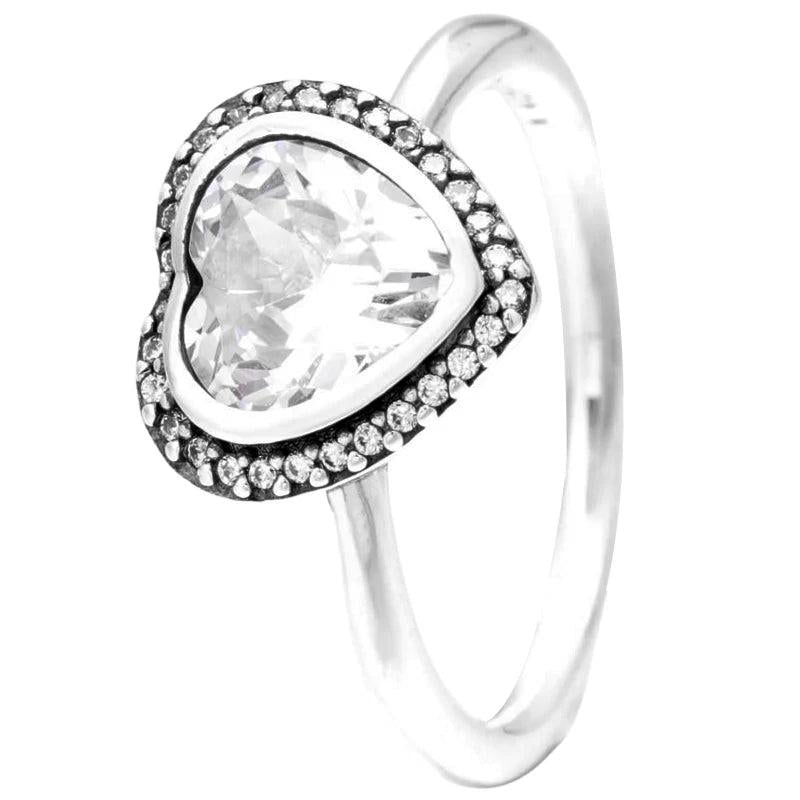 Glamour Luminous Ice Celestial Stars 925 Sterling Silver Ring