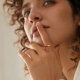 925 Silver Stackable Band Rings High Polish Wedding Band