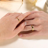 925 Silver Stackable Band Rings High Polish Wedding Band