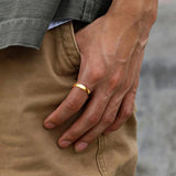925 Silver Stackable Band Rings High Polish Wedding Band