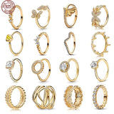 925 Sterling Silver Irregular Star Round Wave Charm Ring