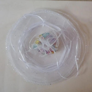 50pcs Round Organza Bag Drawstring for Wedding/gift/food/candy