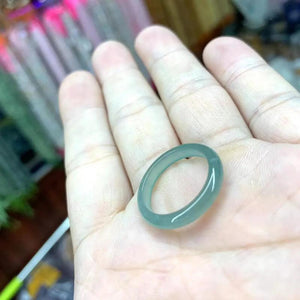 Natural Jadeite Ring Fine Gemstone Jewelry For Women For Men